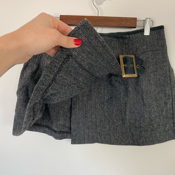 ‼️5 for $15 SALE‼️ Free People Buckled Mini Skirt - Picture 3 of 5